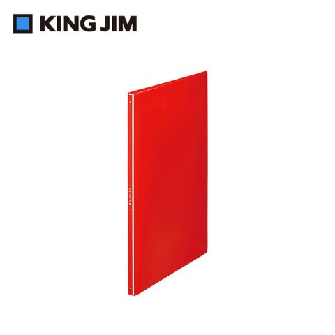 KING JIM HIKTAS 20頁資料夾 A4 紅色 (7281T-RD)