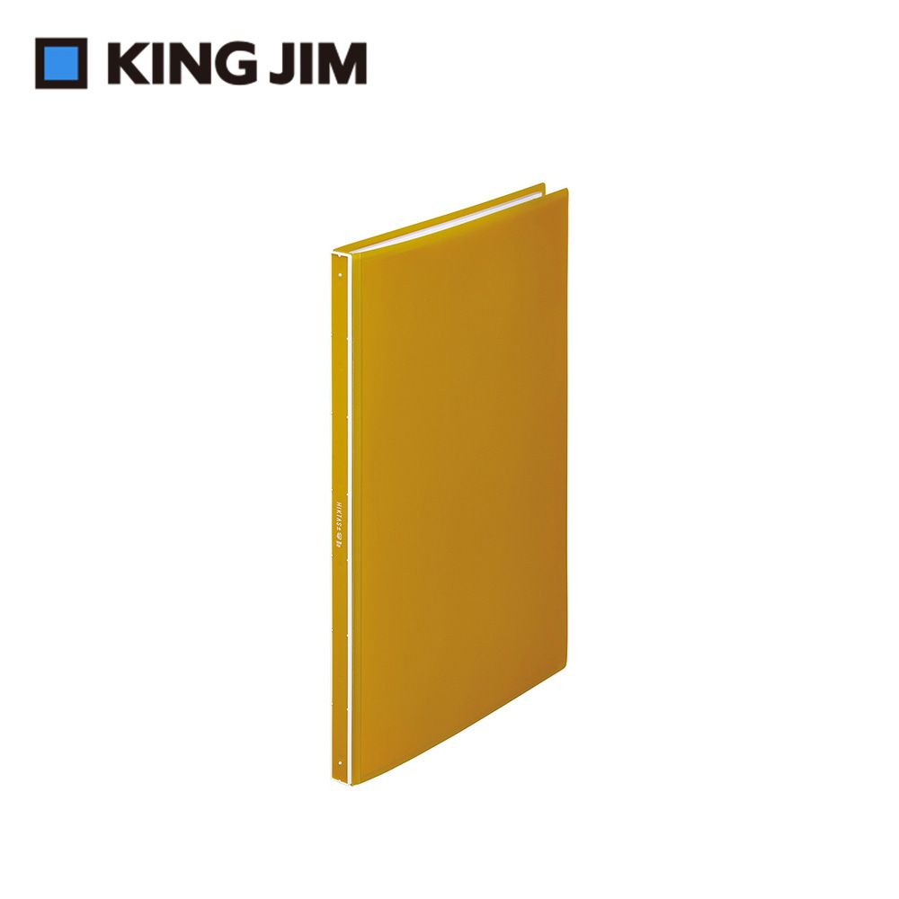 KING JIM HIKTAS 40頁資料夾 A4 黃色 (7281TW-YL)