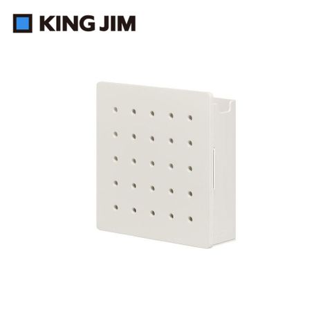 KING JIM HARU PEGGY 個人磁力洞洞板置物箱 S 灰色