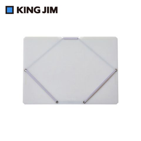 KING JIM CHEERS! 霓虹色文件收納夾 白色 (CH2582T-WH)