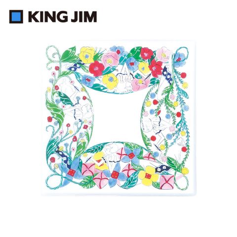 【KING JIM】 HITOTOKI NOTE 手帳筆記本 方形尺寸 我的花園 (HN-S07)