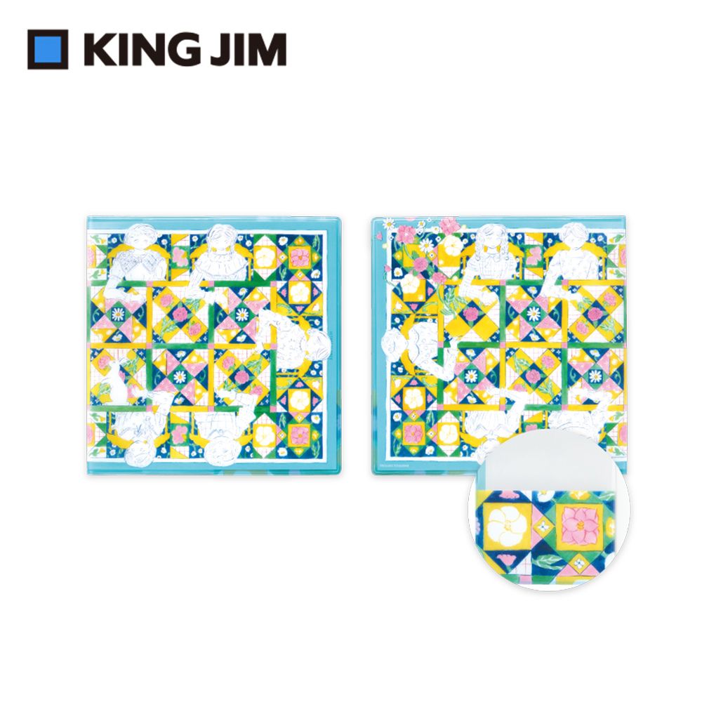 KING JIM HITOTOKI NOTE 手帳筆記本 方形尺寸 拼布