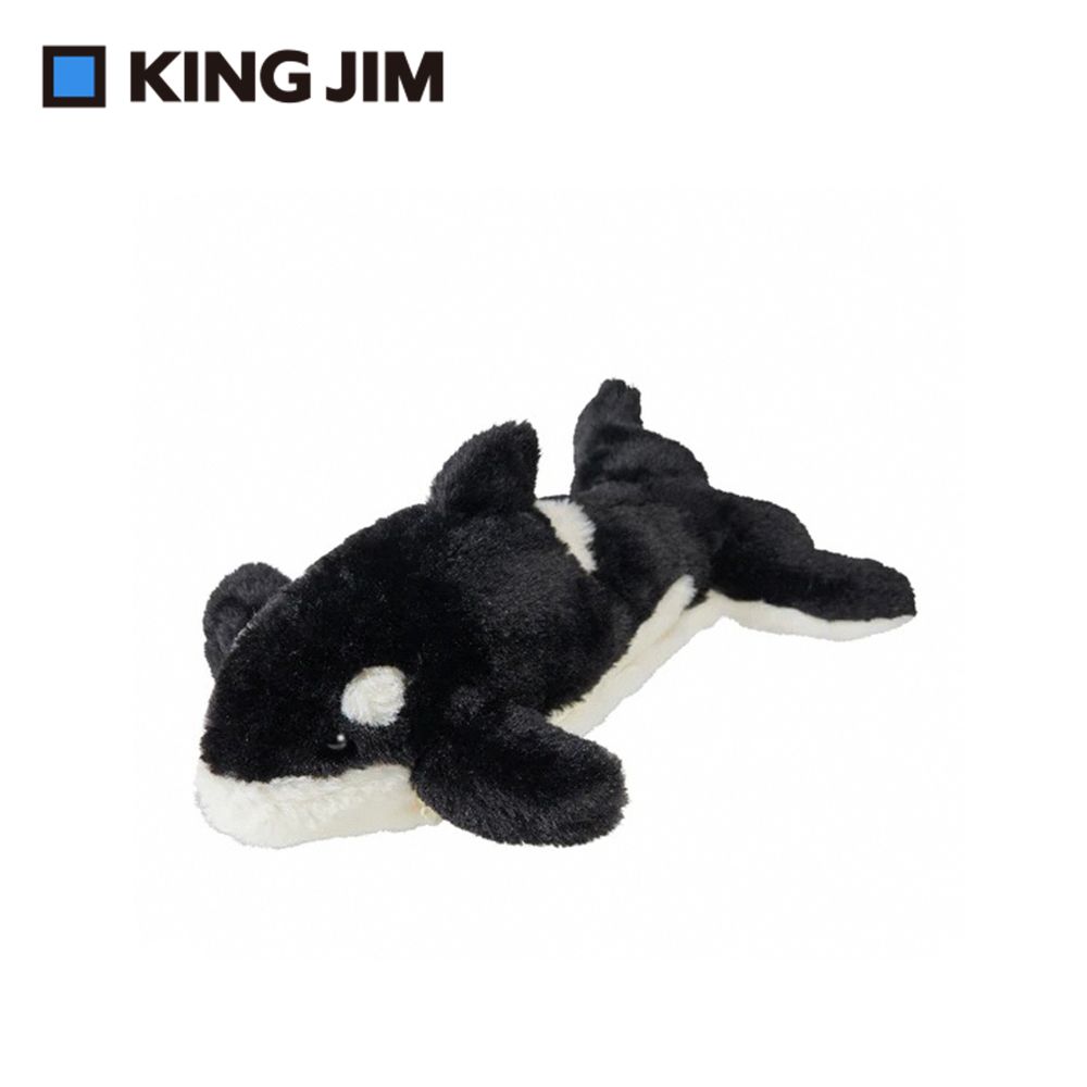 KING JIM POUZOO海洋生物軟筆袋 虎鯨