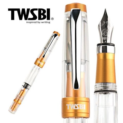 台灣 TWSBI 三文堂《鑽石 580AL R 系列鋼筆》夕陽金