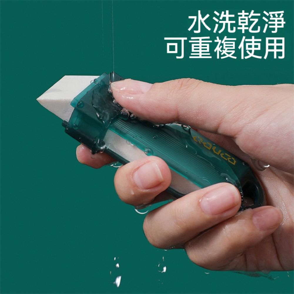 荷生活 沾水即用強力清潔不傷漆面橡皮擦 強力除垢物理研磨牆面縫隙刷-3入