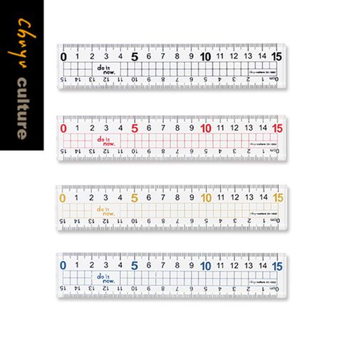 DO-10002 15cm大字方格尺【12入】