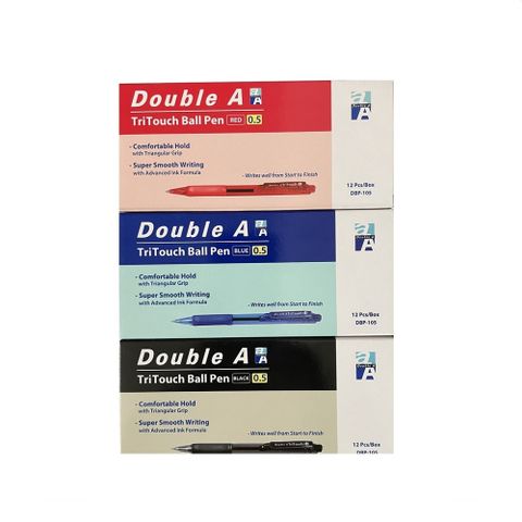 Double A 按壓式原子筆0.5mm (12入)