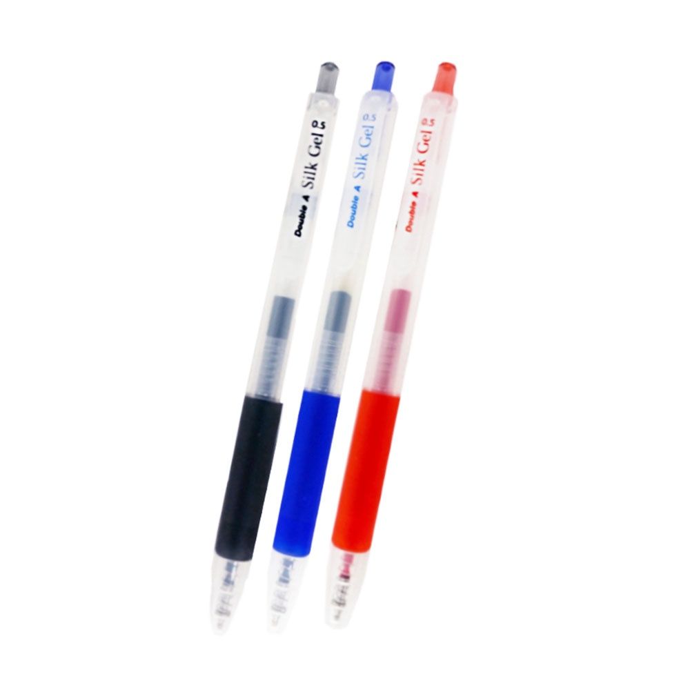Double A  按壓式極順中性筆0.5mm (1支)