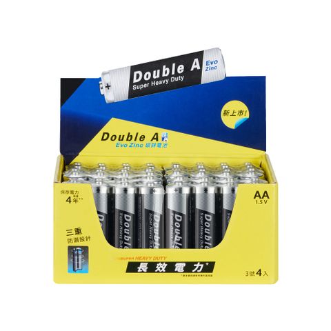 Double A 碳鋅電池-(3號4入)