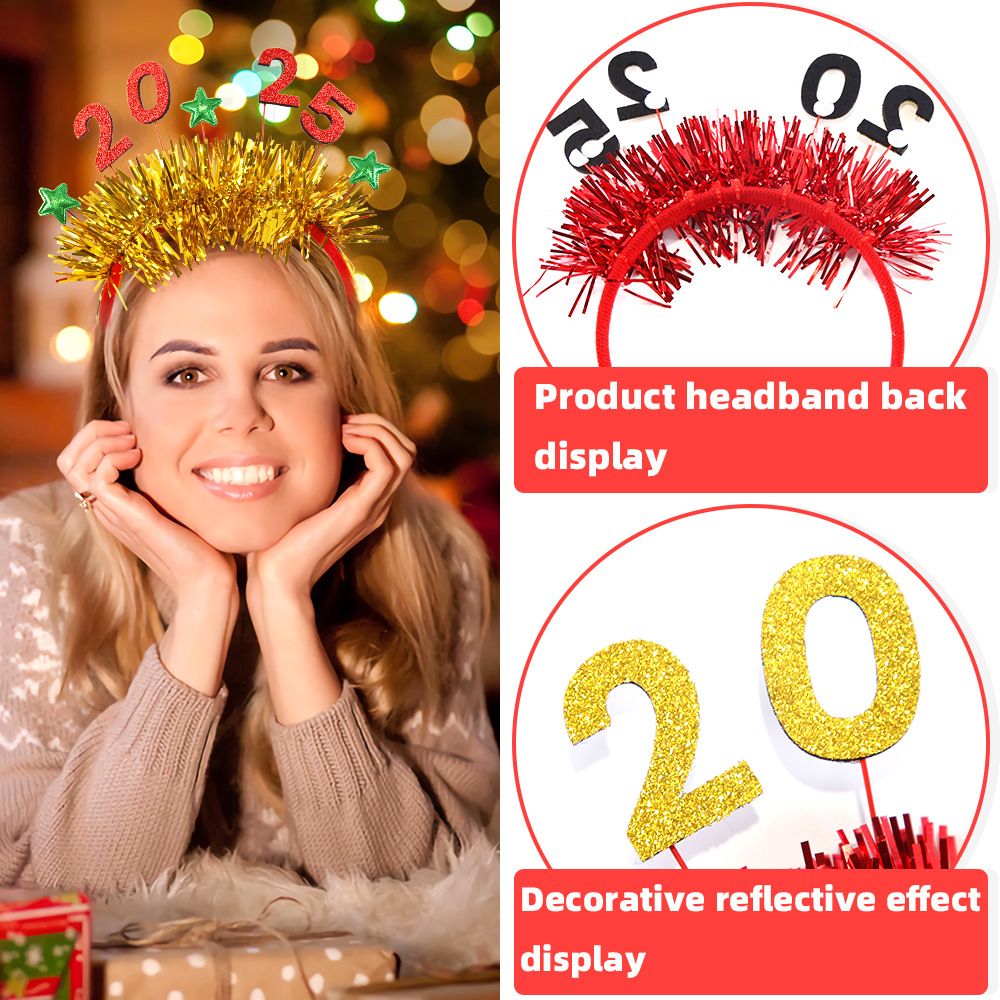 Product headband backdisplayDecorative reflective effectdisplay