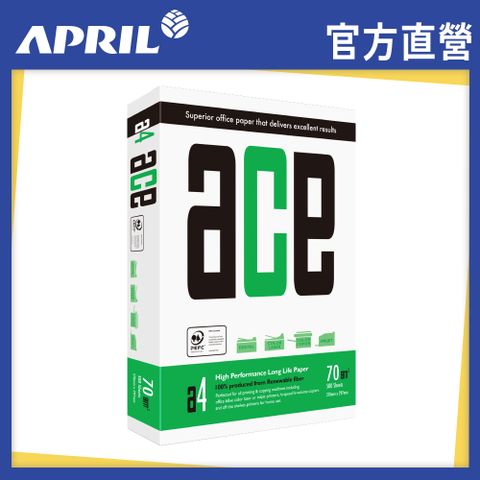 ACE 多功能影印紙A4 70G 5包/箱(PaperOne 同公司出品)