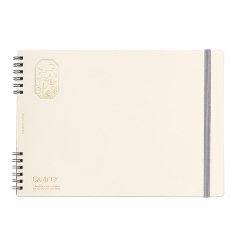 日本 IROHA《QUARRY notebook B5 wide 橫式方眼筆記本》