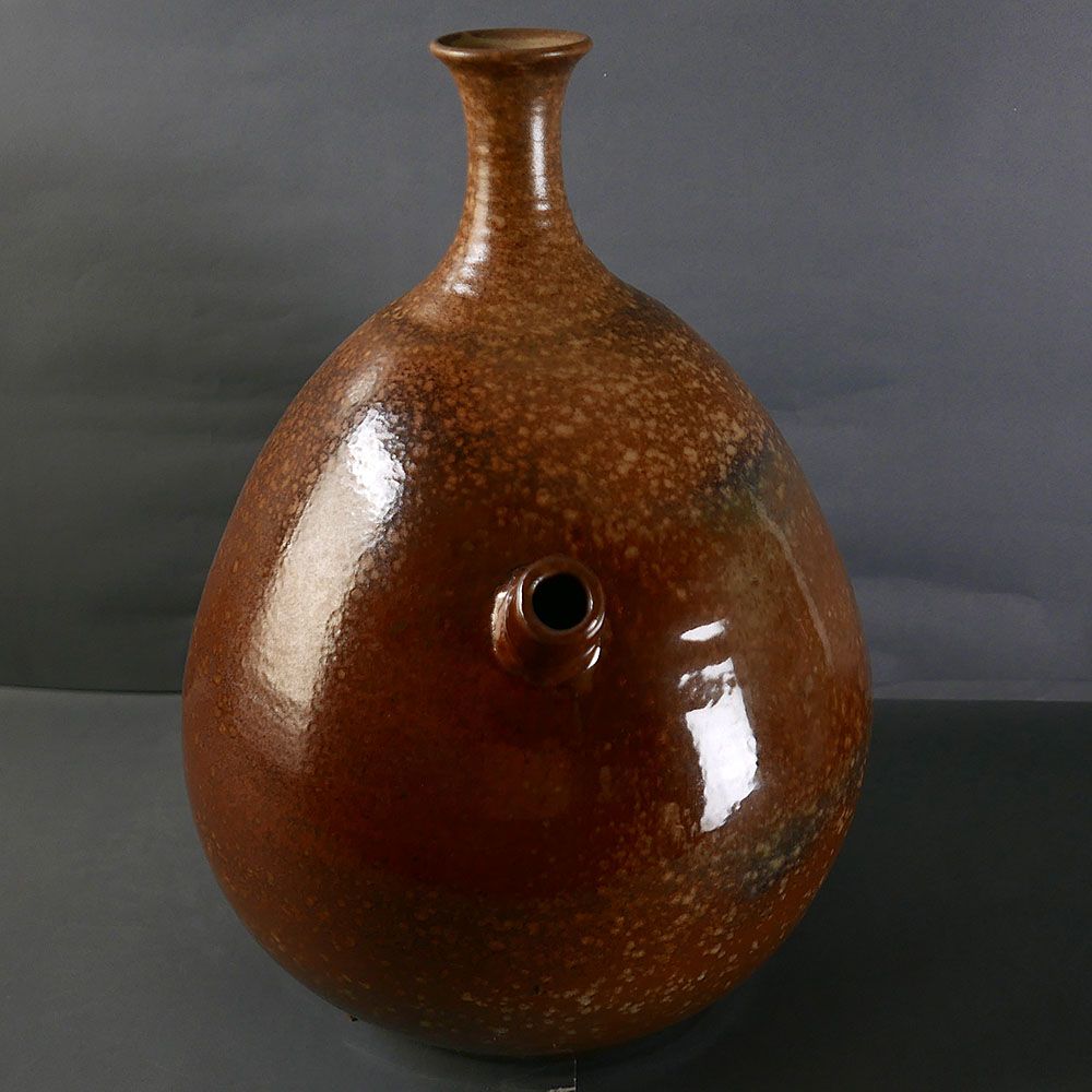 中華筆莊 陶藝雅居陶器花器〈春回大地〉h40x27cm