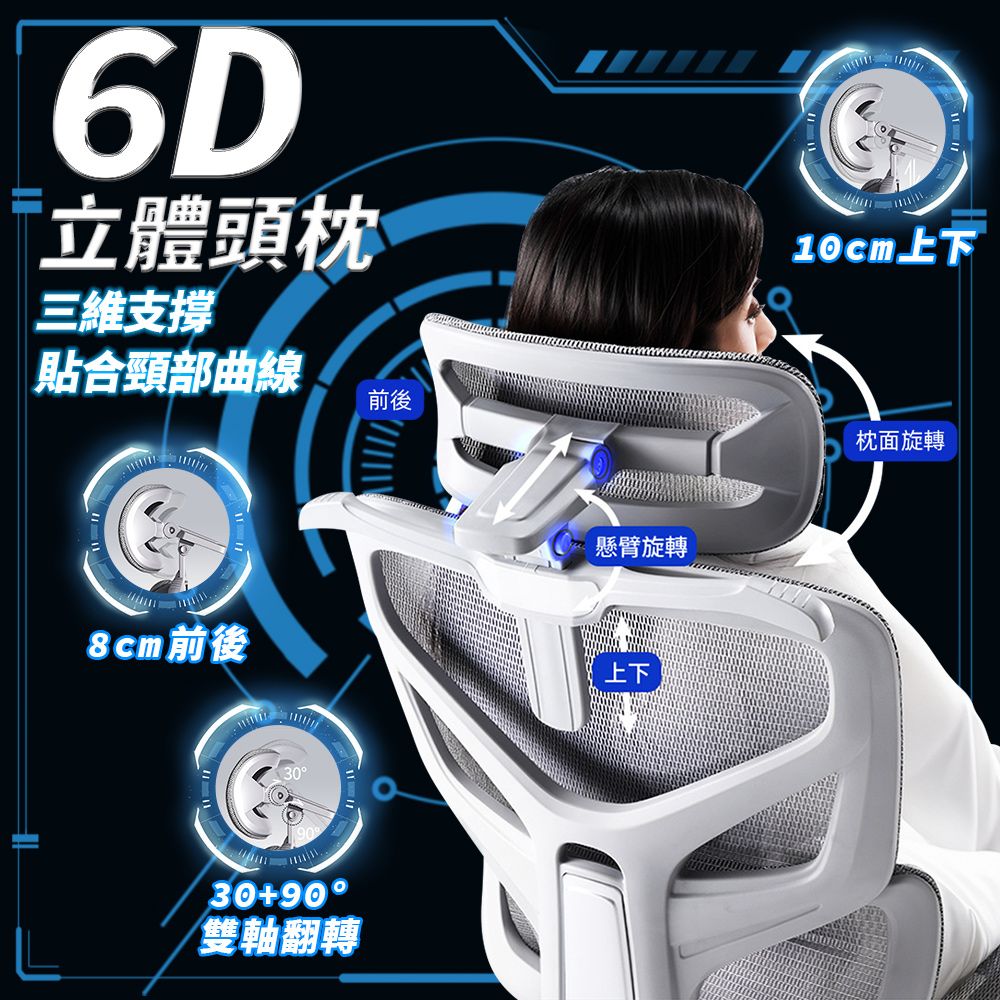  太空艙人體工學椅-辦公椅 電腦椅 可躺辦公椅 透氣電腦椅 電競椅 椅子