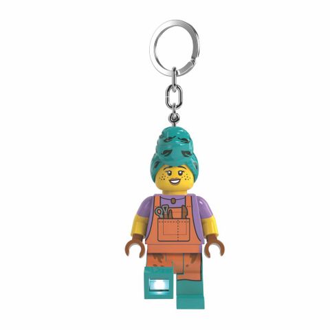 LEGO樂高陶藝家女孩鑰匙圈燈
