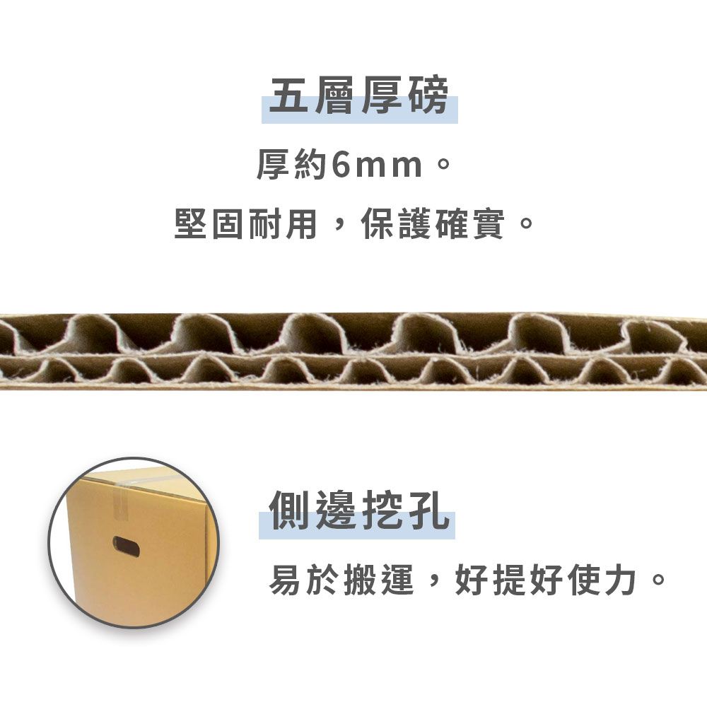 速購家 大型搬家紙箱5入組(70*35*45 五層AB浪 厚度6mm)