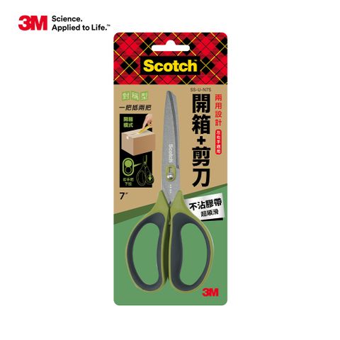 3M Scotch 開箱剪刀不沾膠帶7吋