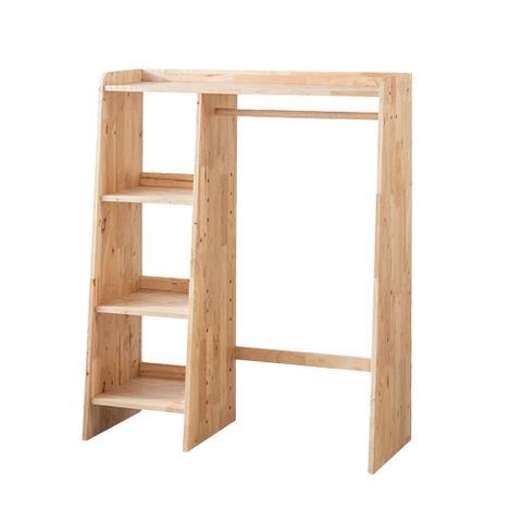 【H&D東稻家居】自然木語系列 -原木原木兒童衣櫃-DIY自行組裝