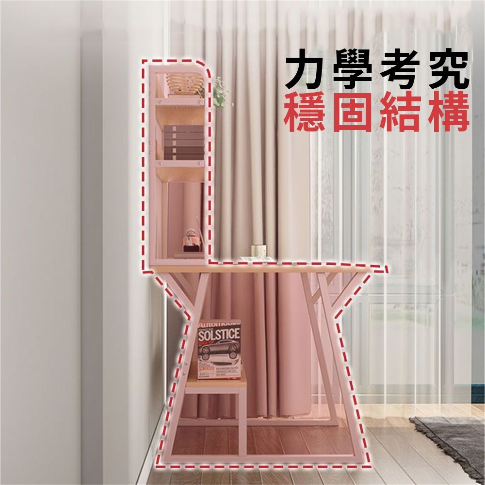  洞洞板二合一電腦桌 （成長書桌 書架一體學生書桌 學習桌 層架置物書桌 電玩桌 電競桌）