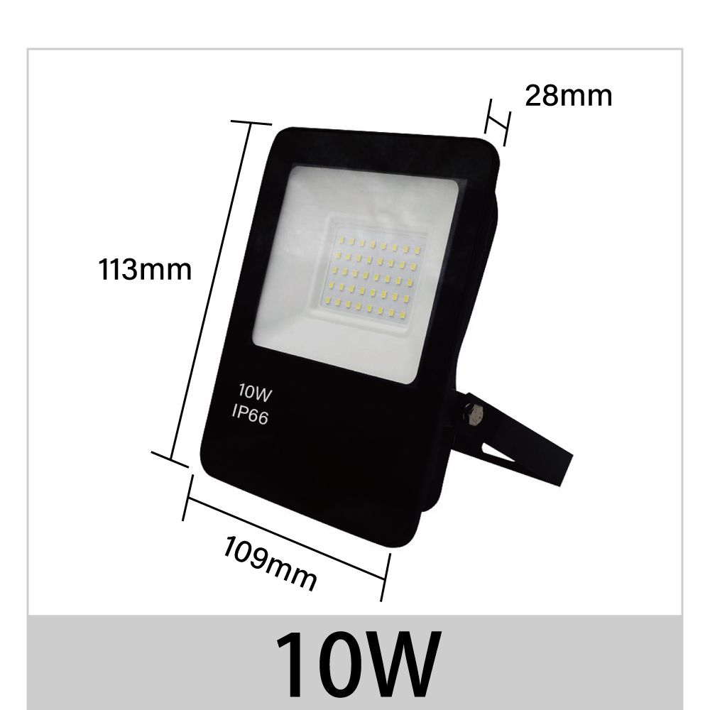 青禾坊 歐奇OC 10W LED 戶外防水投光燈 投射燈-4入(超薄 IP66投射燈 CNS認證 )