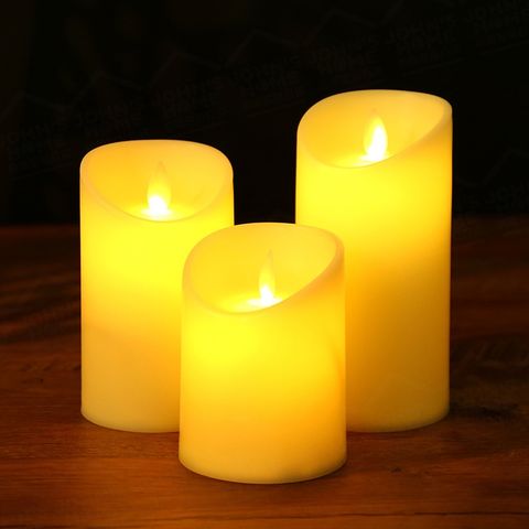 搖擺火苗仿真電子蠟燭 6.2x10cm流淚款 LED蠟燭燈 夜燈
