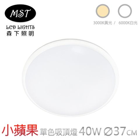 小蘋果宇宙光單色壁切吸頂燈 40W(白光/自然光/黃光)