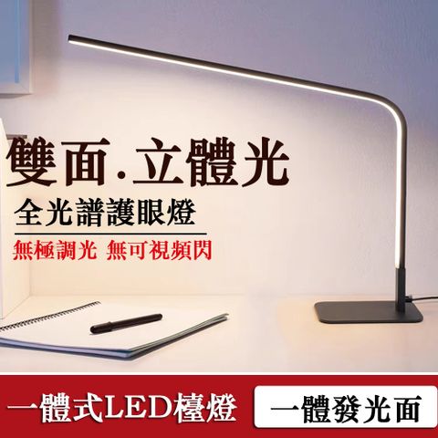 LED無極調光書桌檯燈 閱讀燈 護眼學習檯燈 桌燈 臥室床頭櫃燈 工作燈