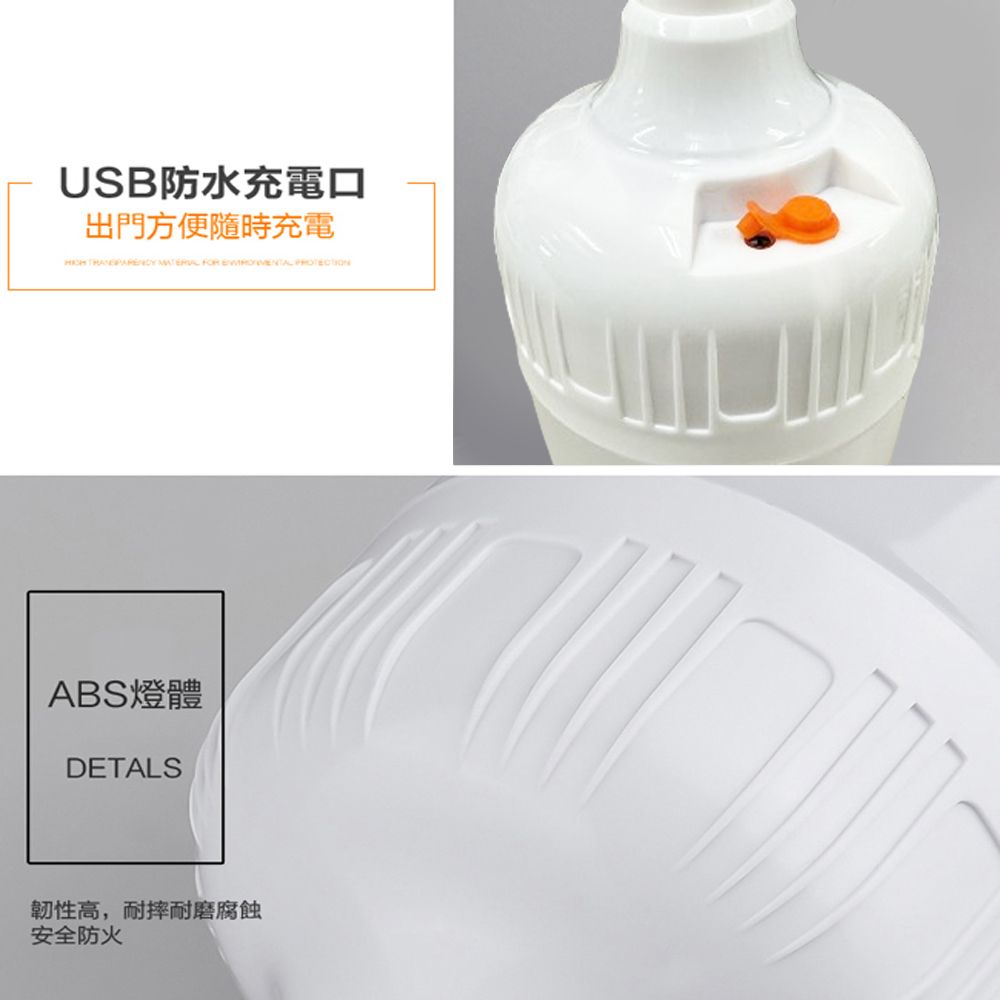 USB防水充電口出門方便隨時充電   FOR  ABS燈體DETALS韌性高,耐摔耐磨腐蝕安全防火