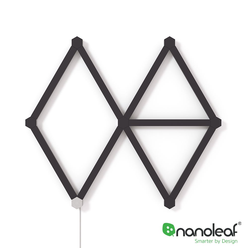 Nanoleaf 配件-Lines星座燈條殼-霧黑色9入