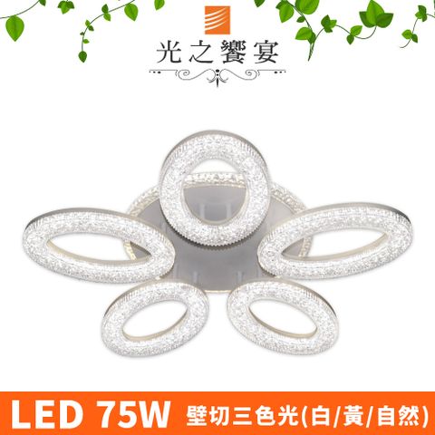 Protocol Lighting 光之饗宴 LED75W萊斯莉(5 燈)吸頂燈/三色光