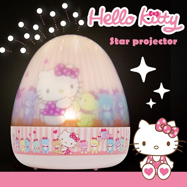 Sanrio 三麗鷗 Hello Kitty 旋轉音樂點點走馬夜燈