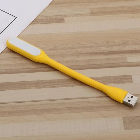 小米同款 USB款 LED隨身小夜燈 隨身燈 小夜燈 LED隨身燈 手持可彎曲 - 黃色 【5入】