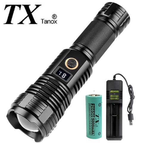 TX特林 XHP70 LED超強亮USB充電手電筒(T-2025W-P70)