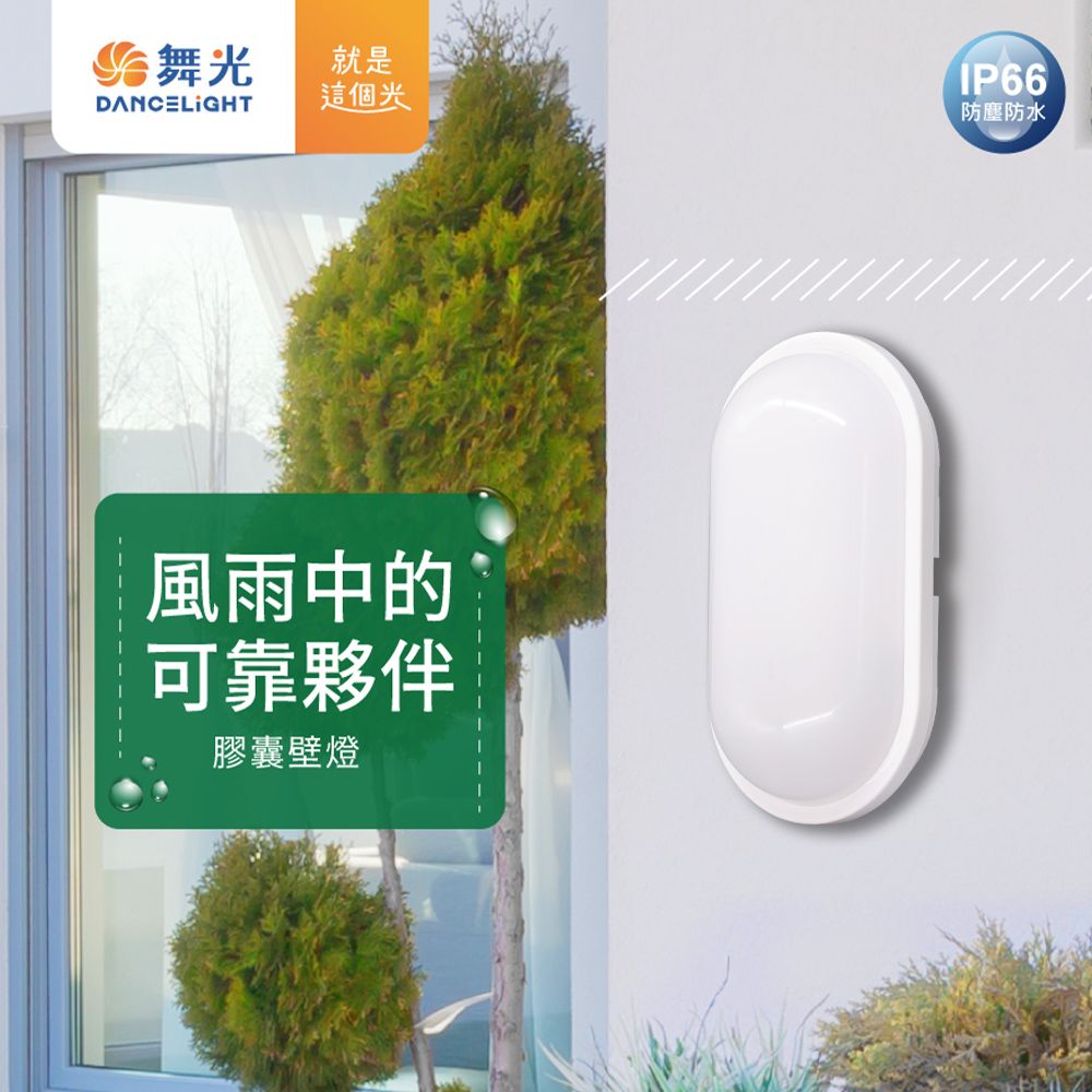  10W 膠囊壁燈 防水 防塵 IP66 抗UV 白光 暖白光 戶外燈 庭園燈