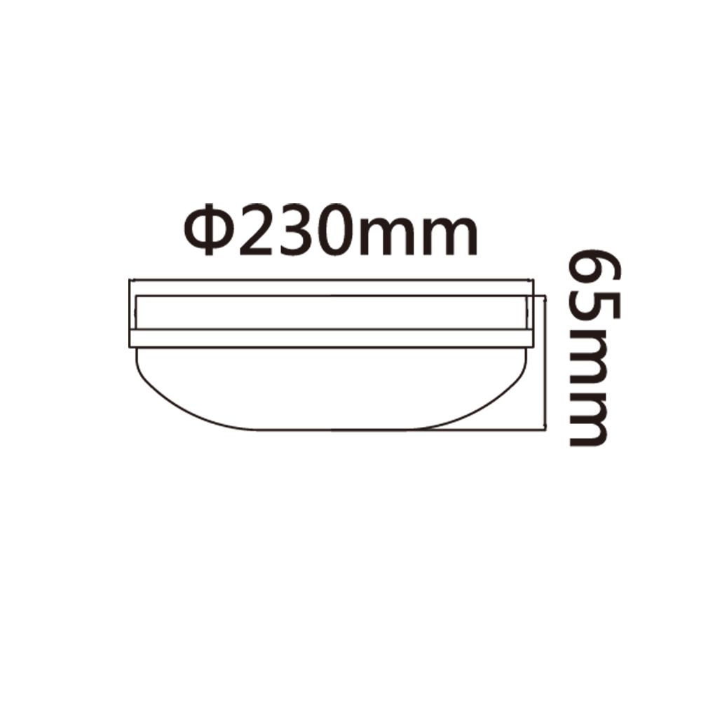  16W 防水吸頂燈 一體成型 防潮燈 防塵燈 防水燈 LED 防水壁燈 抗UV