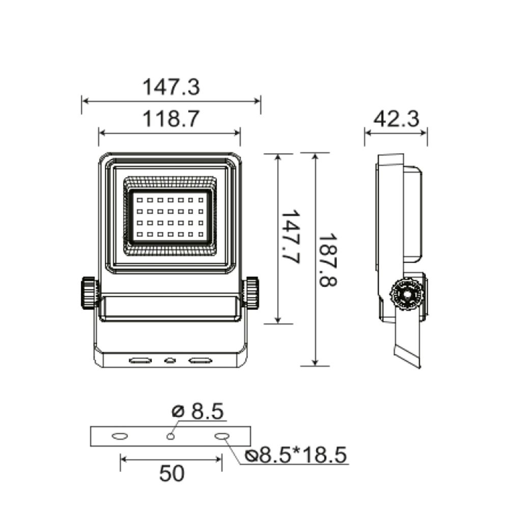 TY 彩渝庭園燈飾 彩渝 LED戶外投射燈 IP55 20W 新款上市 投射燈 探照燈 燈具 泛光燈