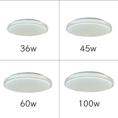 彩渝 星空系列 100w LED吸頂燈 3色調光 高光效 客廳燈 臥室燈具 房間燈