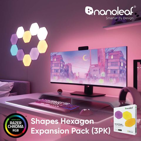 Nanoleaf Shapes 智能六角燈 (3片擴充組)