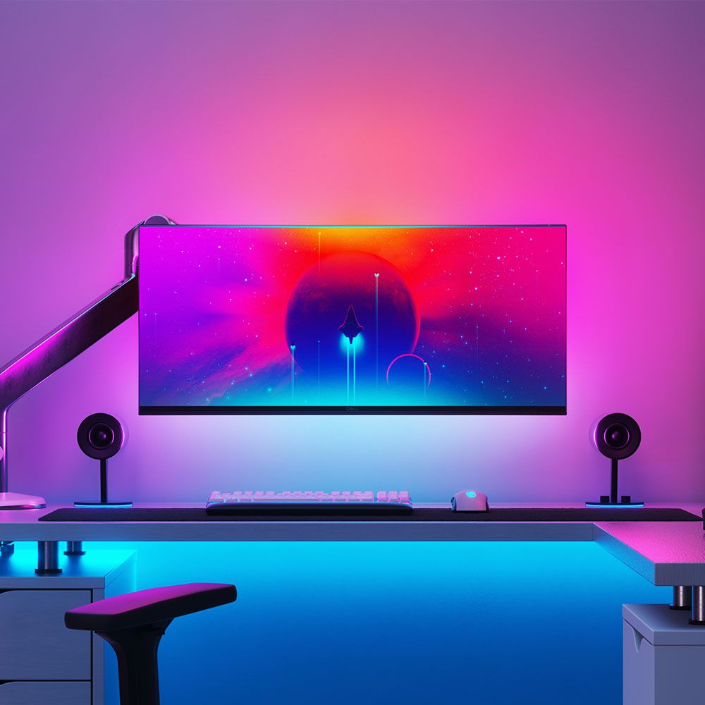 Nanoleaf 螢幕氛圍RGB燈條(RGB LED 螢幕 音樂 氣氛燈 LED燈 像素燈 32吋)
