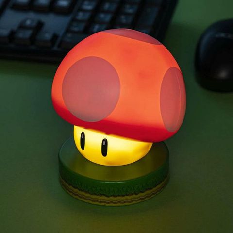 【Paladone UK】 任天堂超級瑪利歐 蘑菇造型燈 小夜燈 ICON系列 生日禮物 居家小物