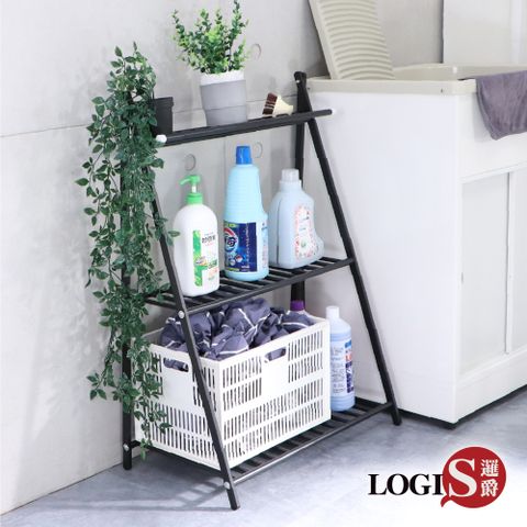 LOGIS 不鏽鋼多層架 層架 收納架 花架 鞋架 景觀架【S3-60】 