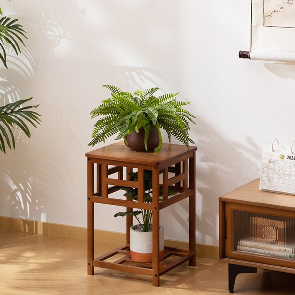 HappyLife 楠竹復古中式花台/45CM高(Y12387) - PChome 24h購物