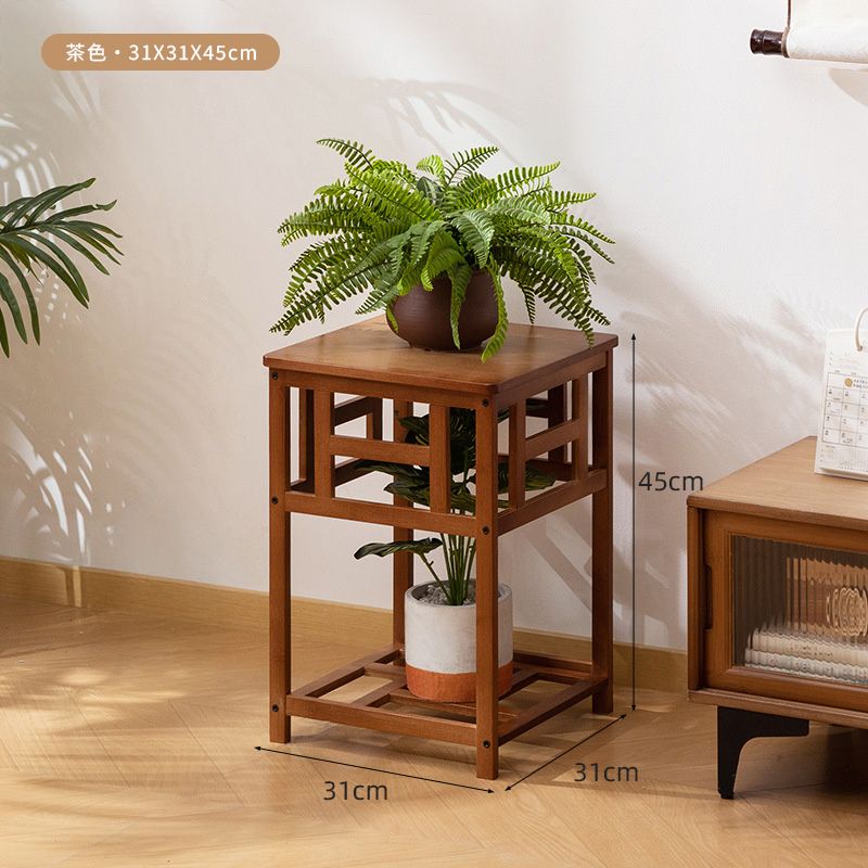 HappyLife 楠竹復古中式花台/45CM高(Y12387) - PChome 24h購物