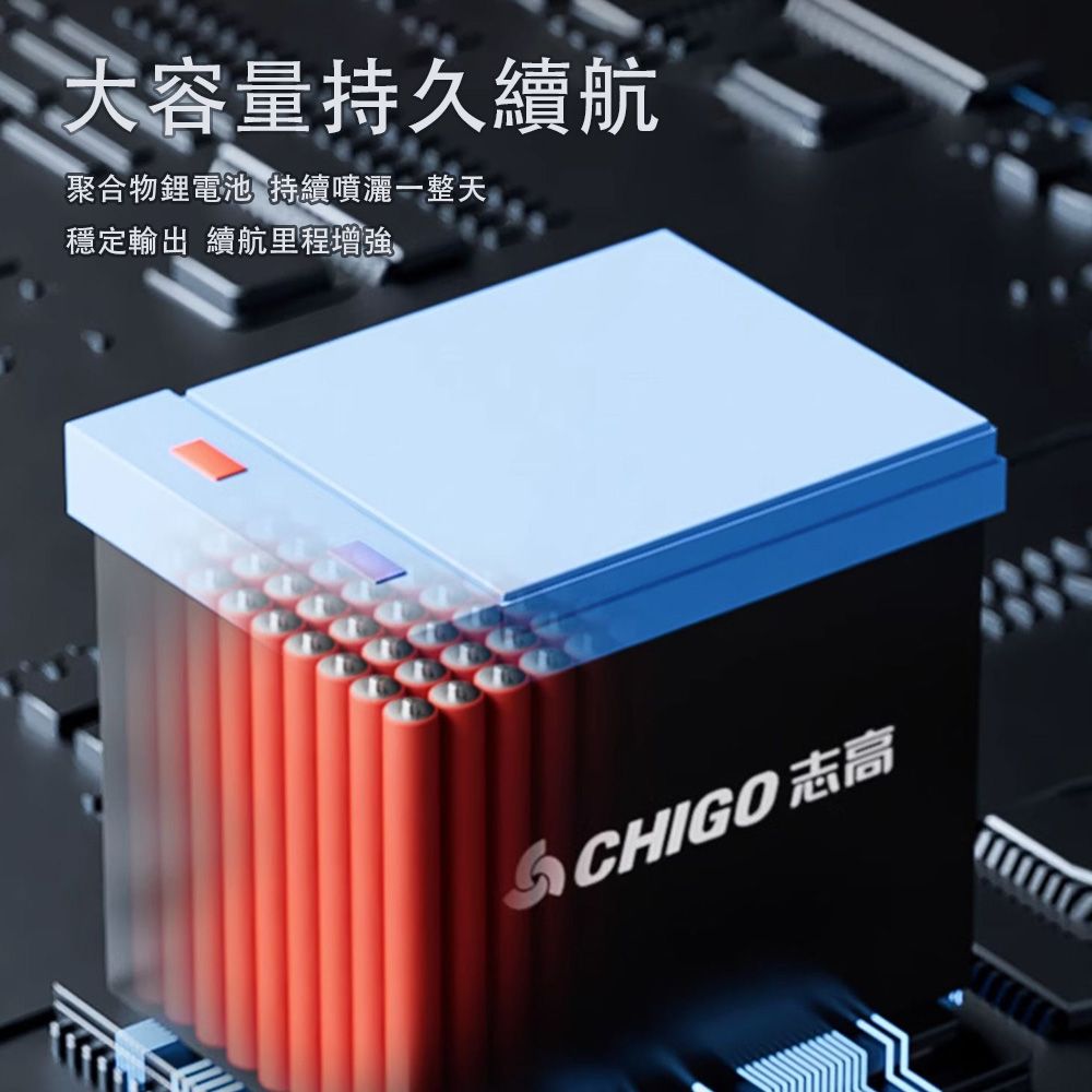 大容量持久續航聚合物鋰電池 持續噴灑一整天穩定輸出 續航里程增強CHIGO 志高