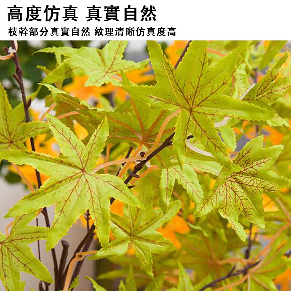  仿真植物盆栽裝飾 大號綠色銀杏樹 人造植物盆栽 綠色裝飾擺件 高160cm