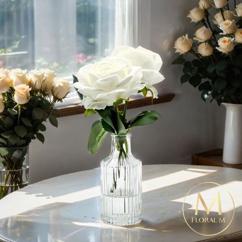 歐若拉玫瑰小花園仿真花禮