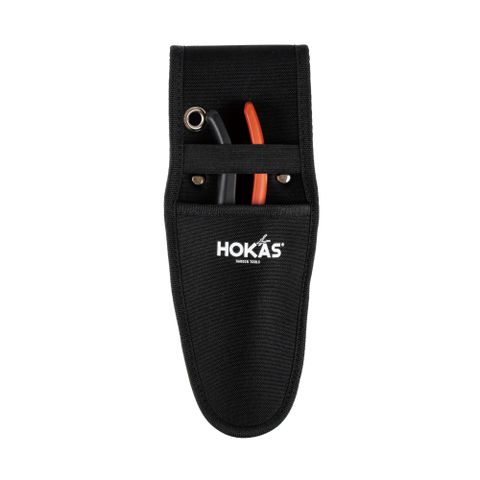 【HOKAS】單入加厚帆布耐磨耐用工具套(台灣製 剪定鋏套 腰包 水電腰包 不含修枝剪 S412)