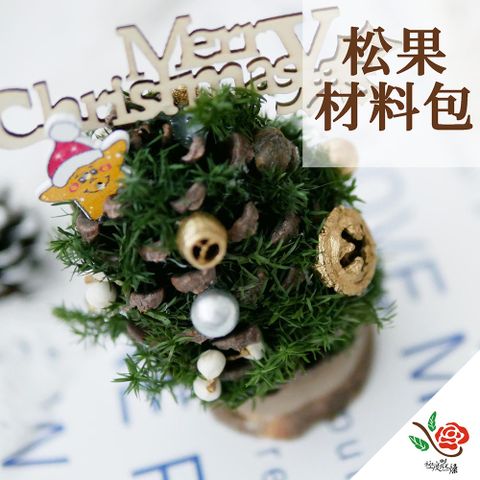 極度花燥 永生花乾燥花材專賣店 松果材料包 雪松 1份 材料包