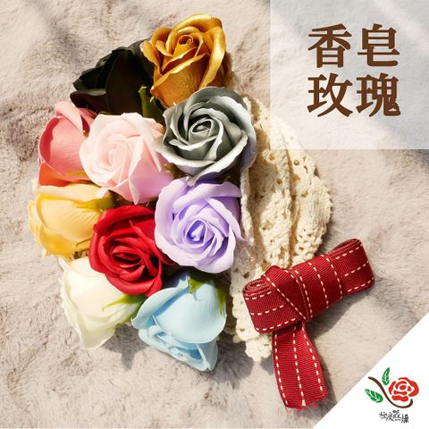 極度花燥 永生花乾燥花材專賣店 香皂玫瑰花 5個 分裝 仿真花
