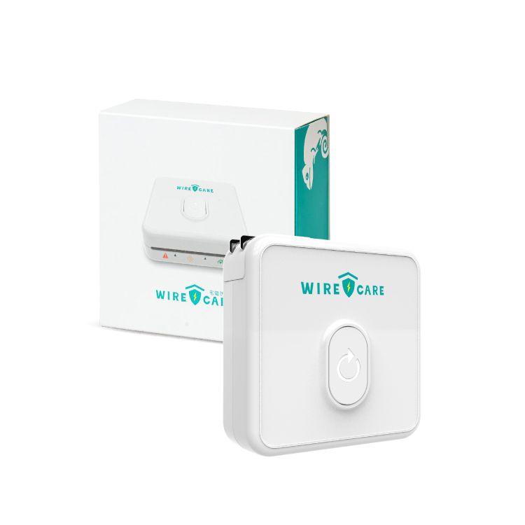 正德防火 Wirecare宅電防護員+台製家用強化液滅火器1L(可選款式)-居家用電防火安全熱銷組合